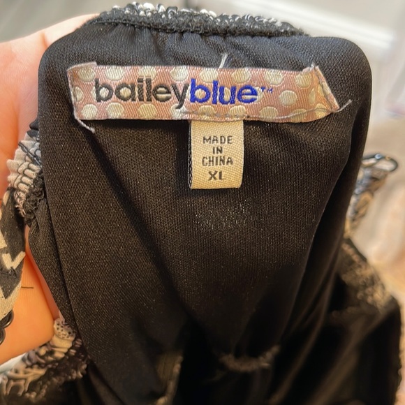 Bailey Blue Aztec Print Boho Maxi Dress XL - Picture 2 of 8